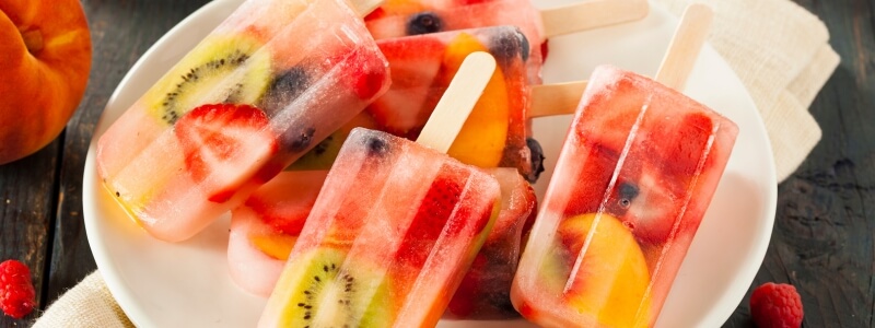 Picolés de Frutas