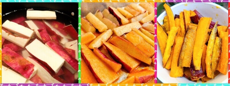Receita de Batata Doce Assada