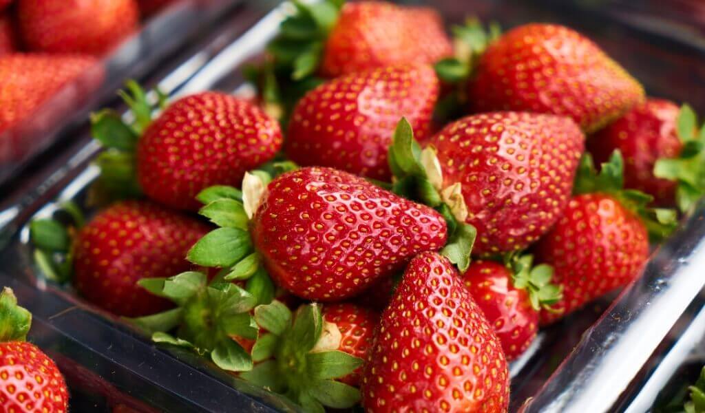 Suco de Morango e Hortelã