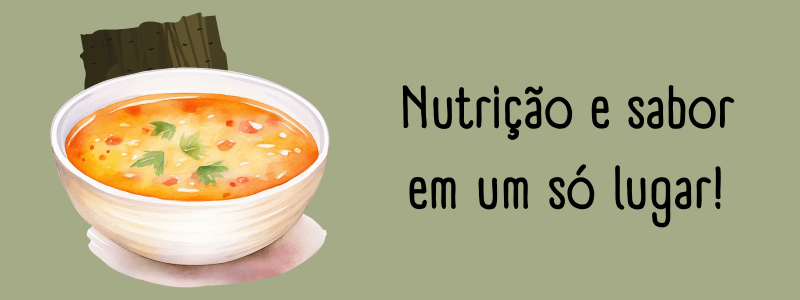 Sopa de Lentilha com Alga Nori